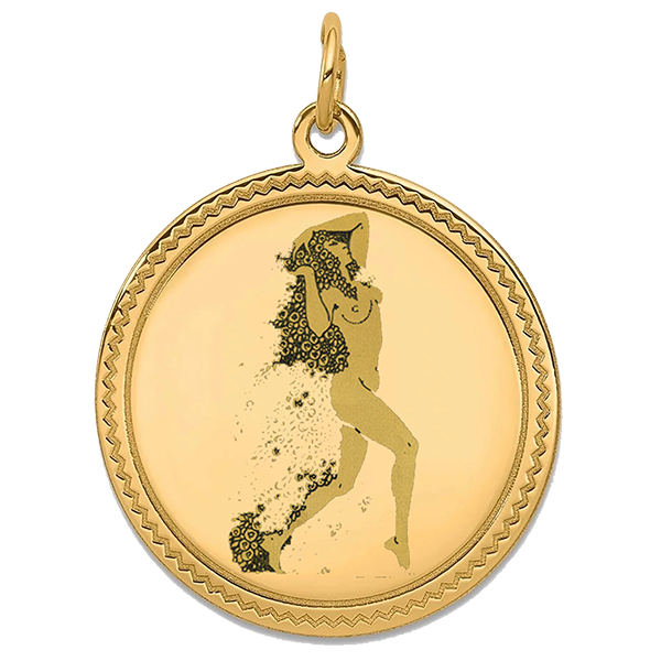Iconic Gold Pendant III