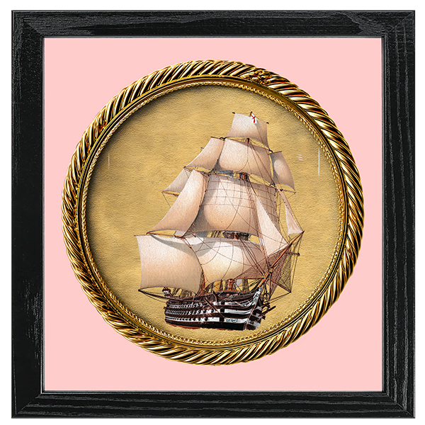 Ships Vase Tile V