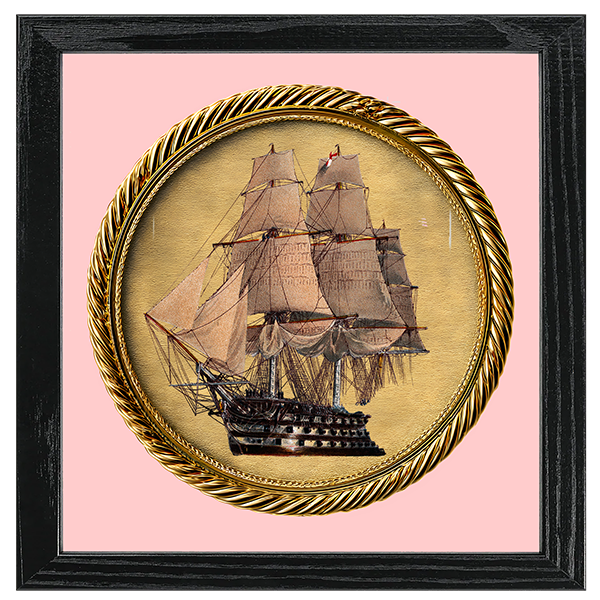 Ships Vase Tile VI