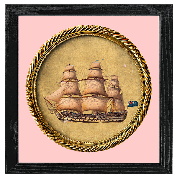 Ships Vase Tile VII