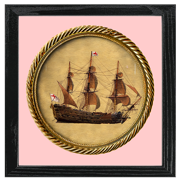 Ships Vase Tile VIII