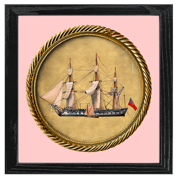 Ships Vase Tile IX