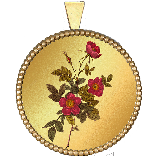 Flower Gold Pendant II