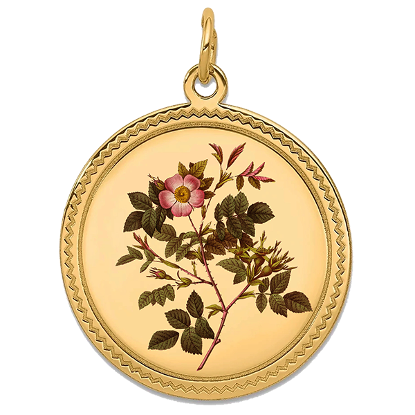 Flower Gold Pendant III