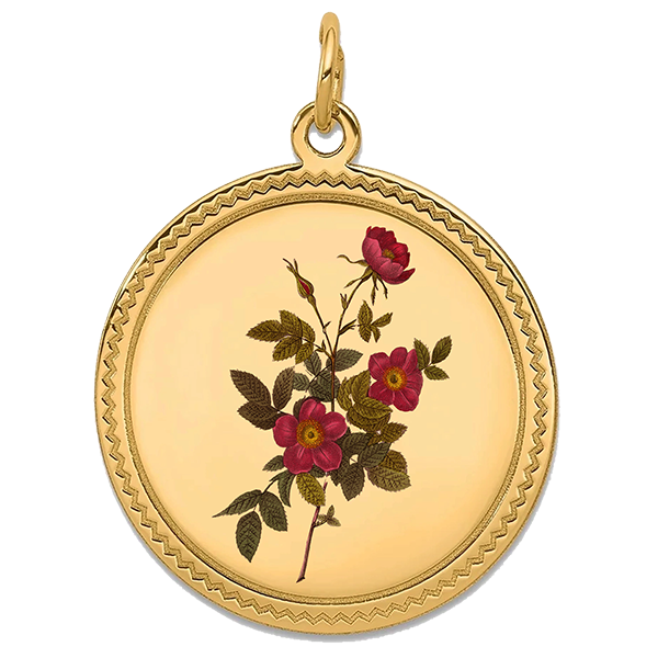 Flower Gold Pendant IV