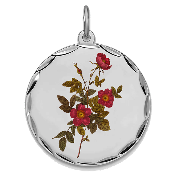 Flower Silver Pendant IV