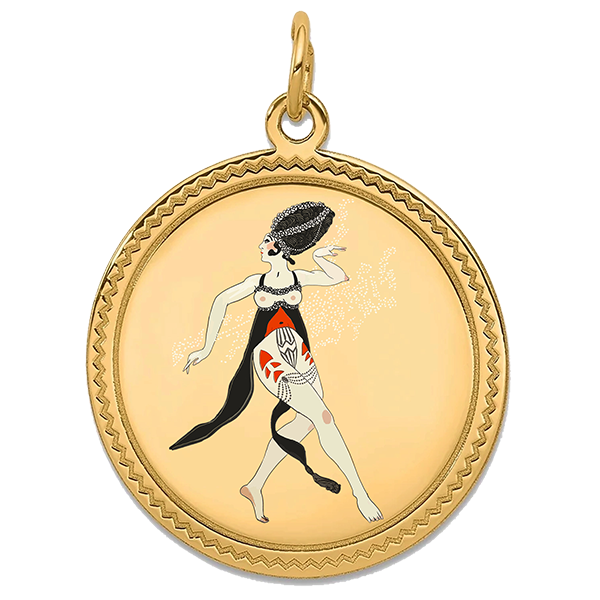 Performing Arts Gold Pendant VIII