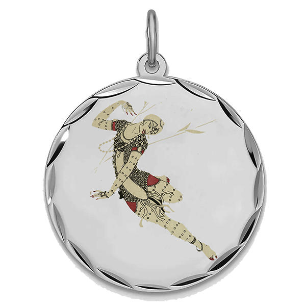 Performing Arts Silver Pendant VII