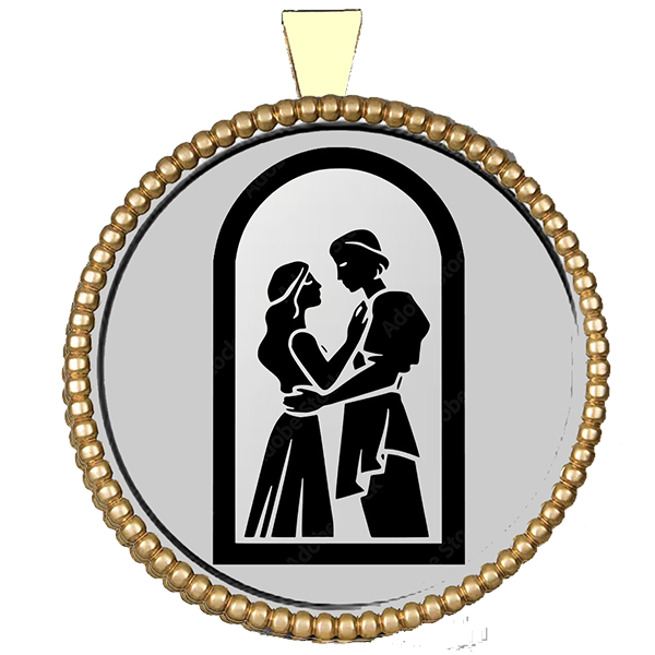 Performing Arts Silver Pendant IV