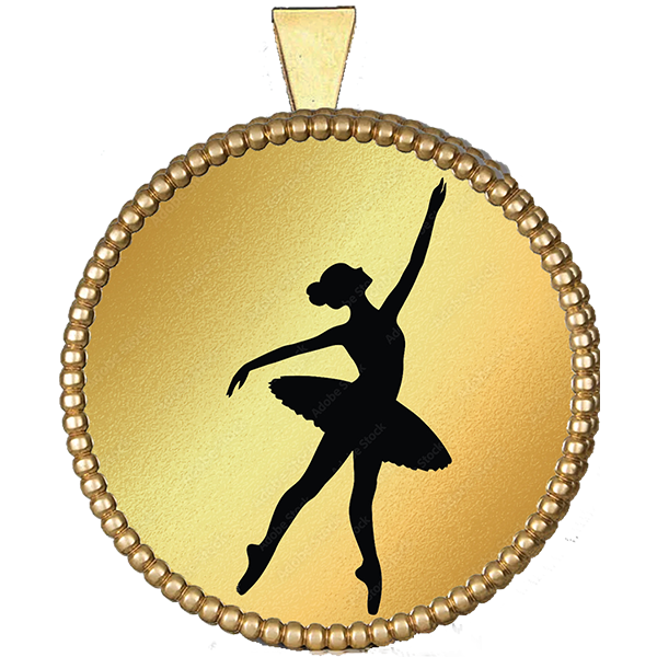 Performing Arts Gold Pendant II