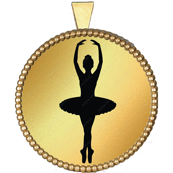 Performing Arts Gold Pendant III