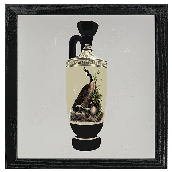 Audubon Bird Vase Tile II