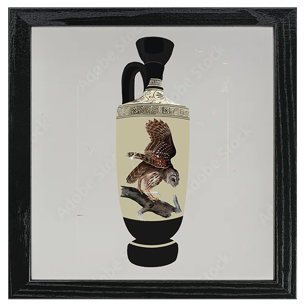 Audubon Bird Vase Tile V