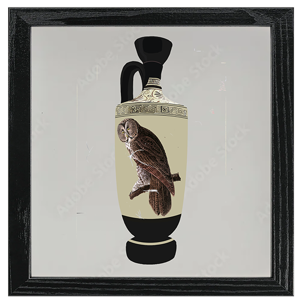 Audubon Bird Vase Tile VI