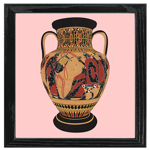 Classic Vase Tile IX