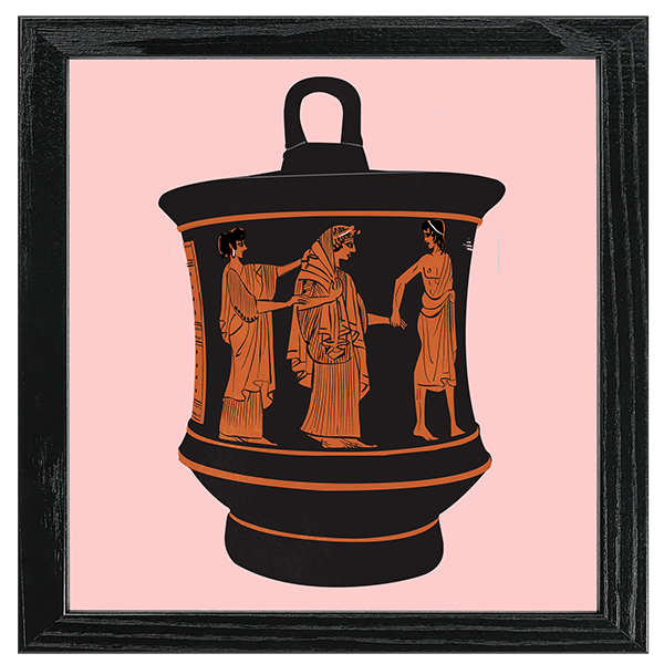 Classic Vase Tile VIII