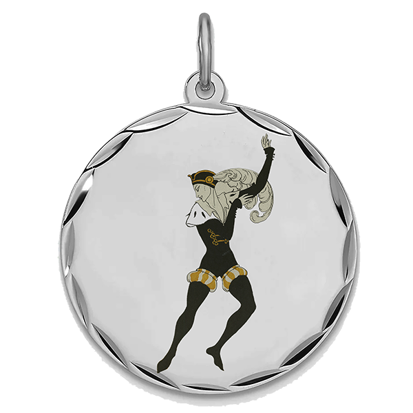 Performing Arts Silver Pendant X