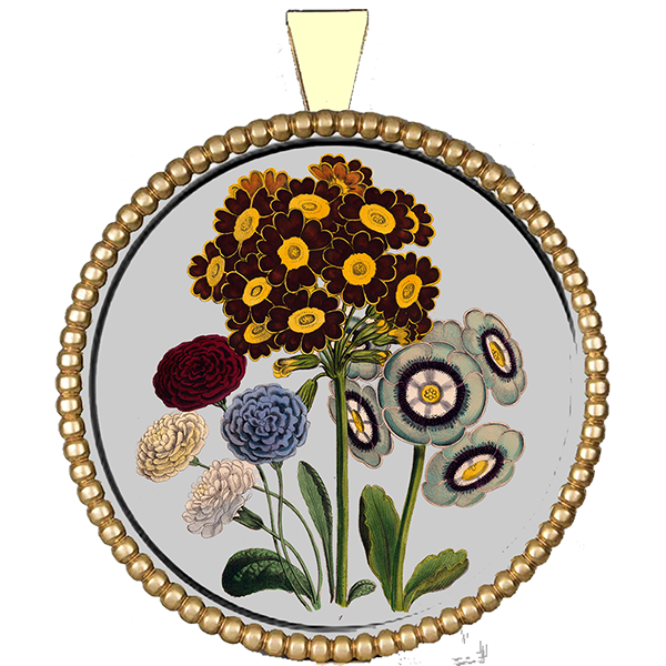 Flower Silver Pendant V