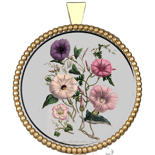 Flower Silver Pendant VI