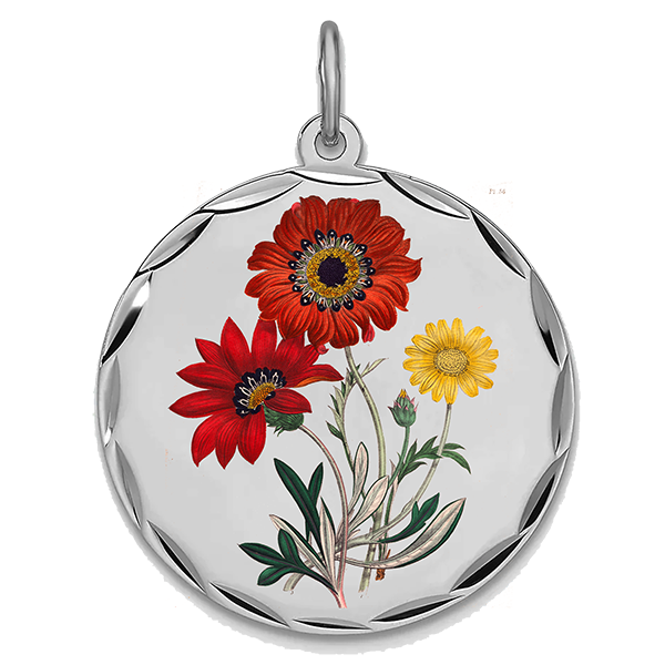 Flower Silver Pendant VIII
