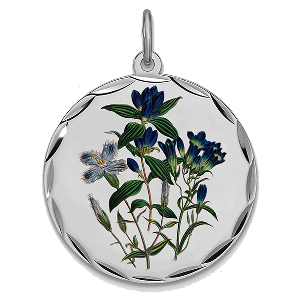 Flower Silver Pendant VII
