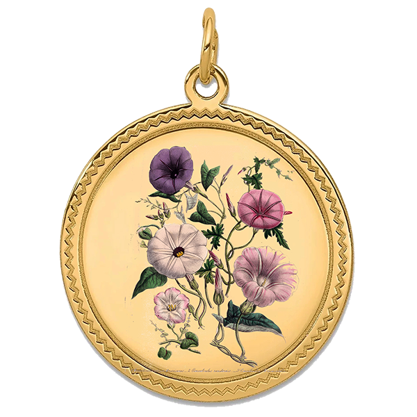 Flower Gold Pendant VI