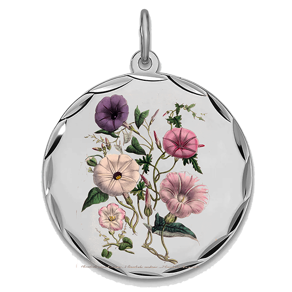 Flower Silver Pendant VI