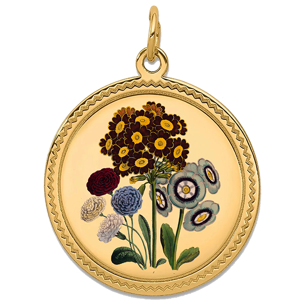 Flower Gold Pendant V
