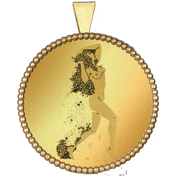 Iconic Gold Pendant III