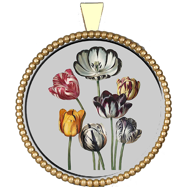 Flower Silver Pendant IX