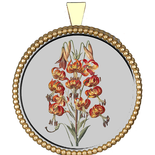 Flower Silver Pendant X