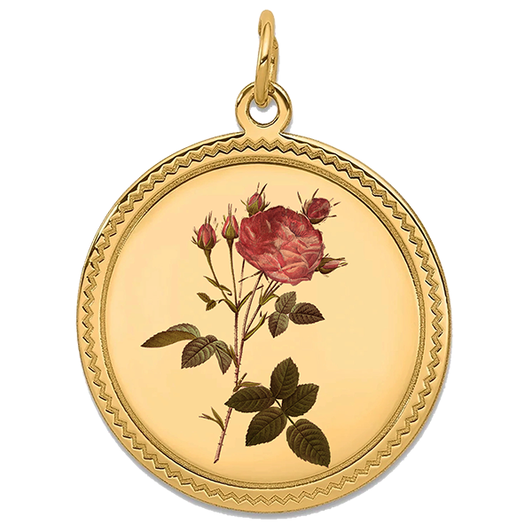Flower Gold Pendant XI