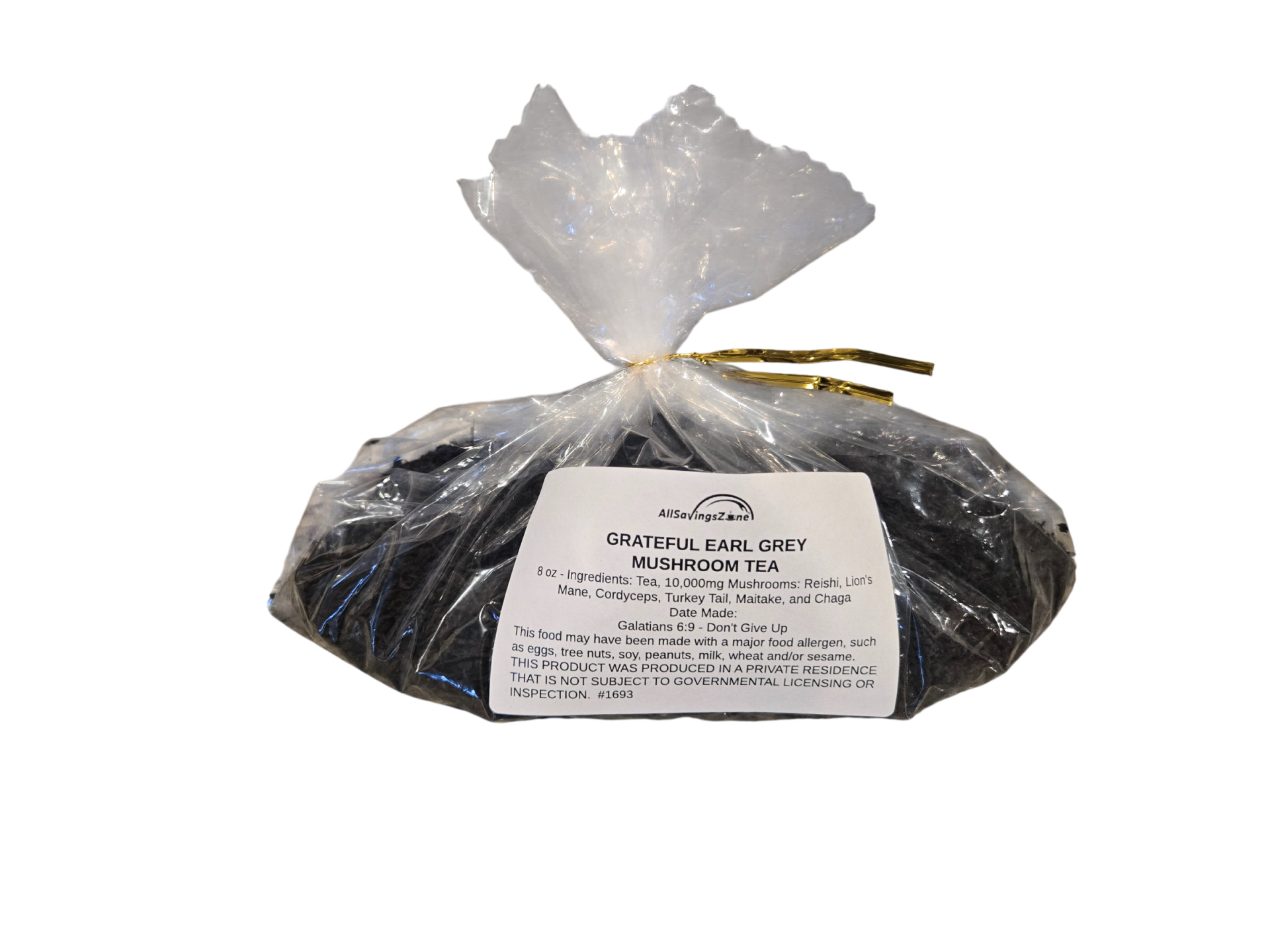 Grateful Earl Grey - Mushroom Loose Tea - 8 oz