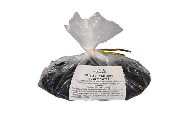 Grateful Earl Grey - Mushroom Loose Tea - 8 oz