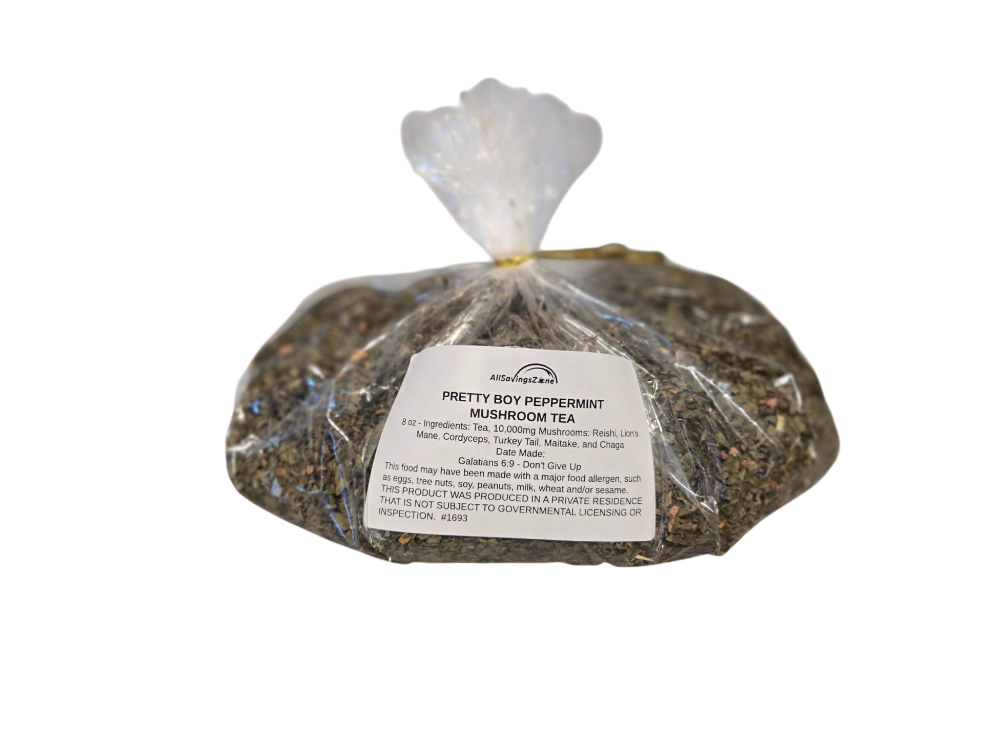 Pretty Boy Peppermint - Mushroom Loose Tea 1 lb