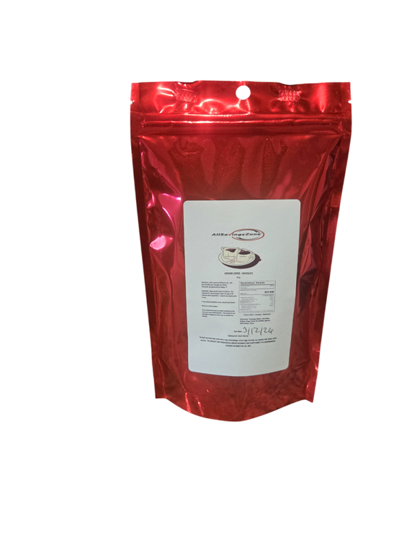 Ground Mushroom Coffee  4 oz - Chocolate - Texas Residents Only