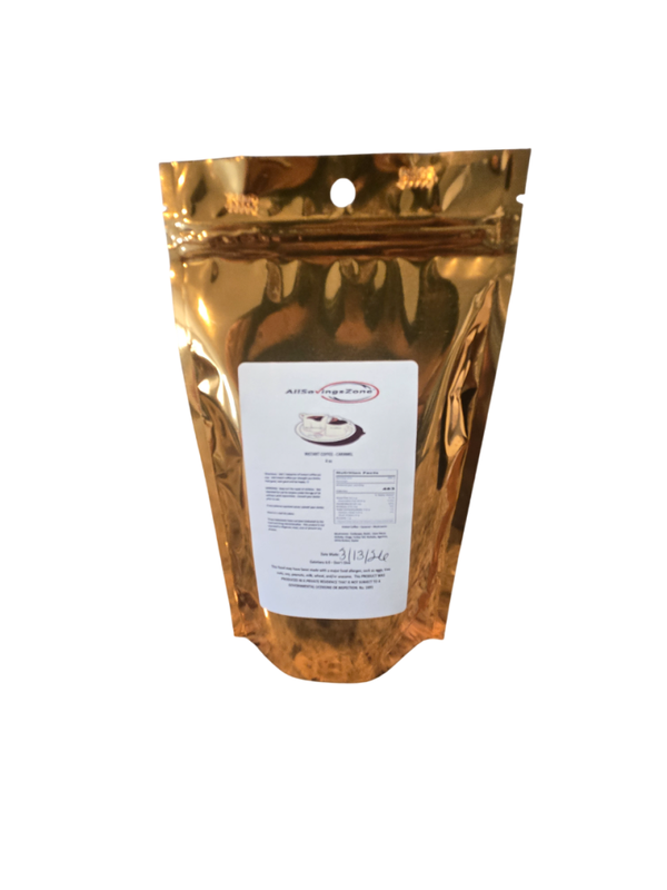 Instant Mushroom Coffee - Caramel - Texas Residents Only
