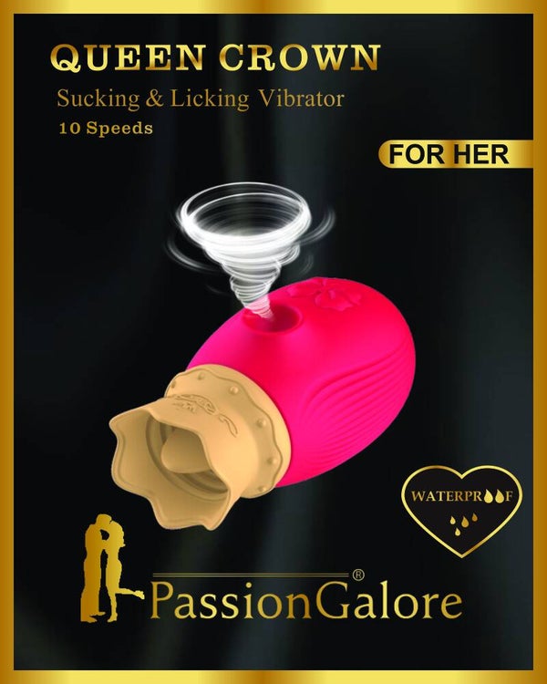 Queen Crown - 3 in 1 SENSATIONS - RED