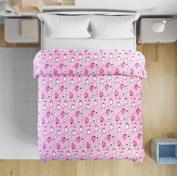 COBIJA PIEL DE CISNE ESTAMPADA