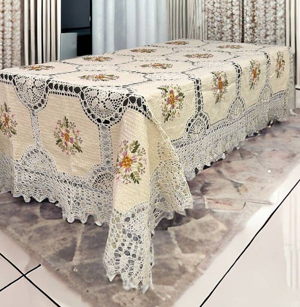 MANTEL RECTANGULAR EN CROCHET