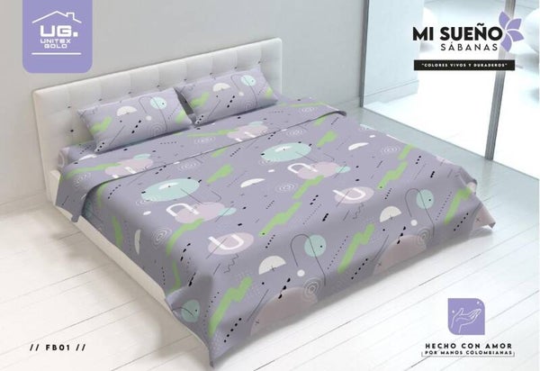 JUEGO SABANA CAMA 120