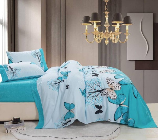 JUEGO DE SABANA PARA CAMA 140 ESTAMPADA