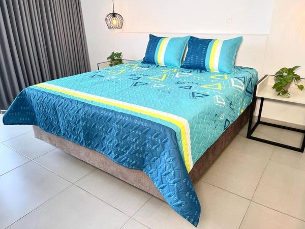 COLCHA UNIFAZ PARA CAMA DOBLE 140