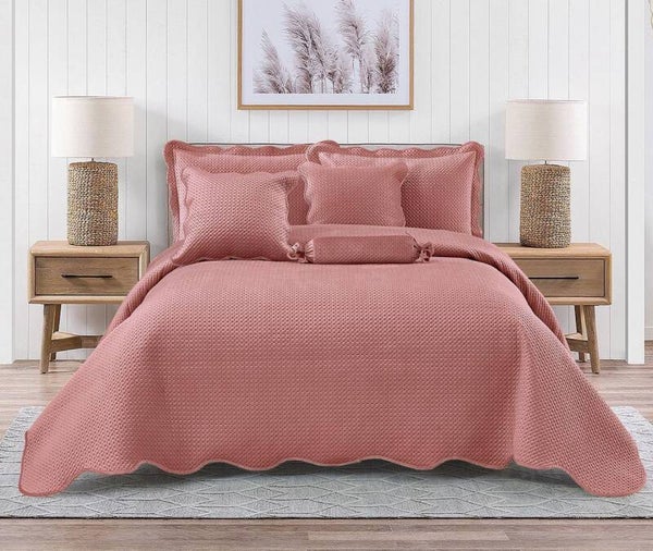 EDREDON EN GAMUZA 6 PIEZAS PARA CAMA 140