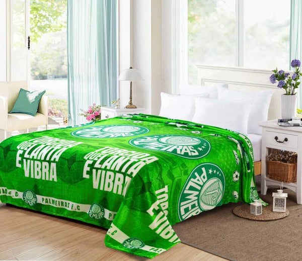 COBIJAS PIEL DE CISNE ESTAMPADAS DE EQUIPOS