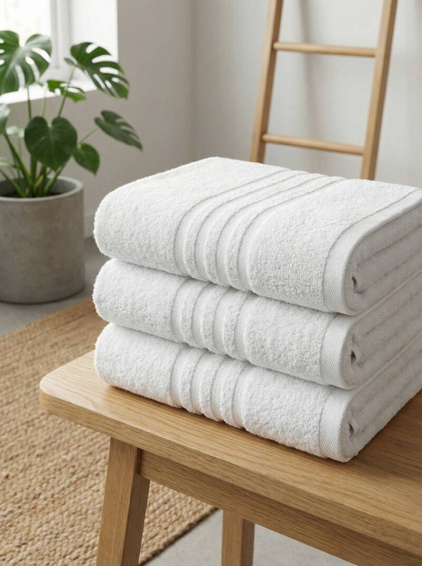 TOALLA PARA CUERPO MARCA TELARY SOLO BLANCA