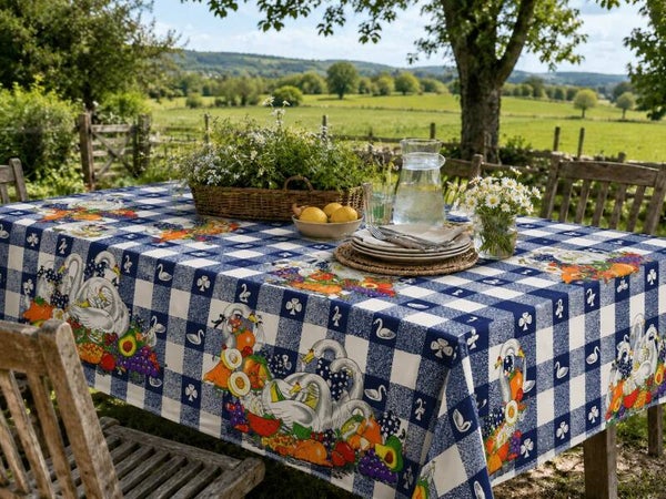 MANTEL ESTAMPADO MESA RECTANGULAR