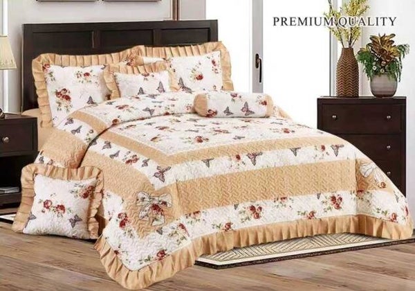 EDREDON ESTAMPADO CON BOLERO CASA DULCE