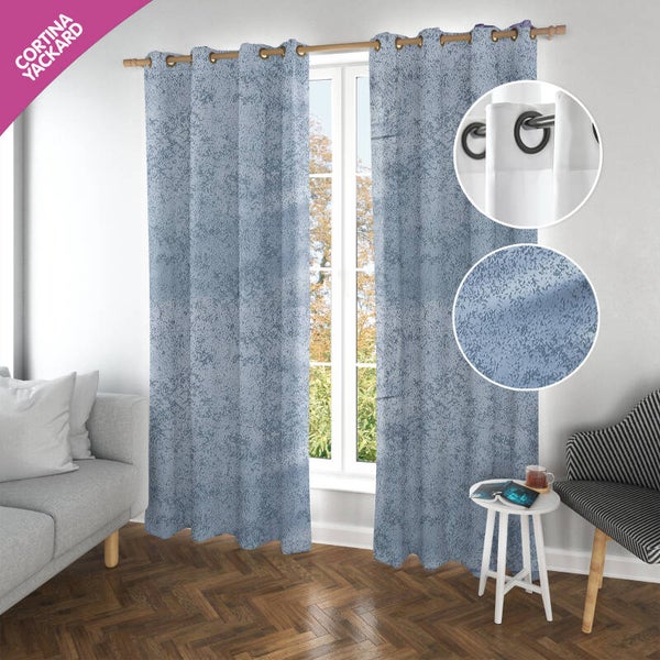 CORTINA YACKARD CON ARGOLLAS