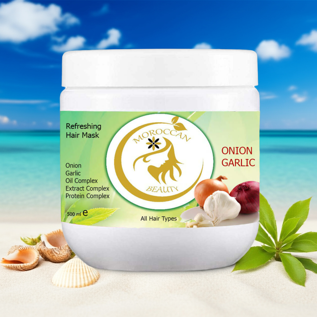 Knoflook & Ui Haargroeimasker
